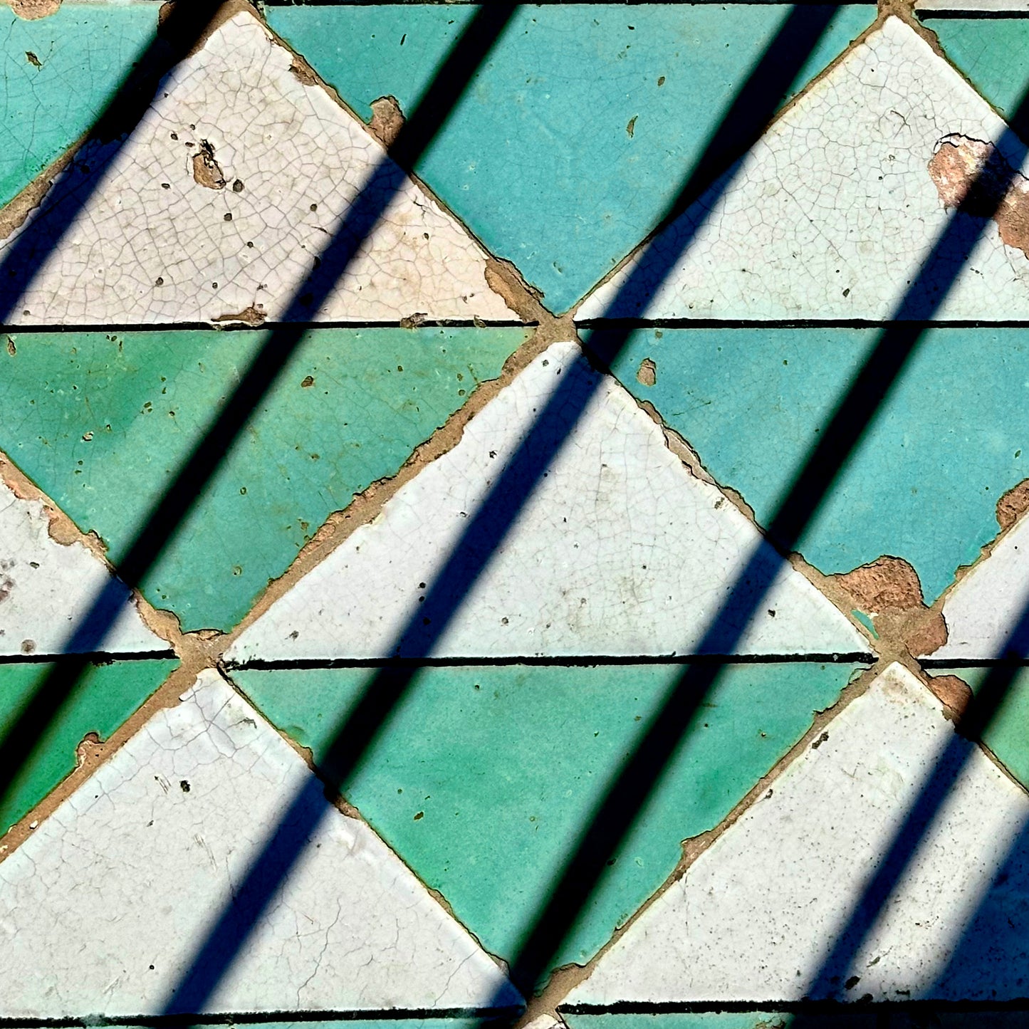 BRACCIALE artigianale maiolica in ottone, design moderno, fatta a mano in Italia, SICILIA
